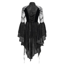 Load image into Gallery viewer, ESKT05301 Cheongsam style small flower mesh dress
