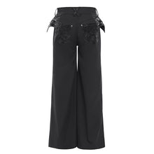 Load image into Gallery viewer, PT297 Side-Flap Bat-Wing Style Punk Wide-Leg Trousers
