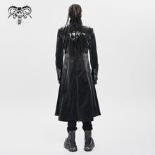 Load image into Gallery viewer, CT268 Shiny palace pattern leather punk jacket
