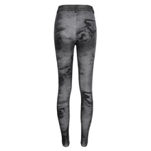 Load image into Gallery viewer, PT24001 Women cloud point stretchy cracked knit leather leggings
