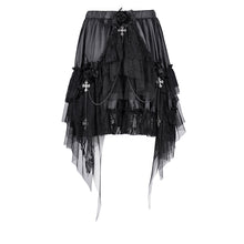 Load image into Gallery viewer, SKT205 Gothic Feather Rose Skirt
