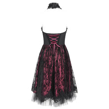 Load image into Gallery viewer, SKT23402 red women Skeleton Printing Gothic Lolita Dress
