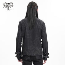 Load image into Gallery viewer, SHT125 Punk pleated stand collar long sleeve shirts
