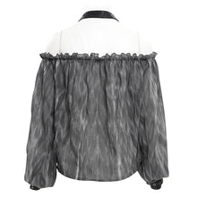 Load image into Gallery viewer, TT27701 Halter neck off shoulder long sleeve loose T-shirt
