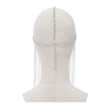Load image into Gallery viewer, AS221 Long chain tassel mask chain headdress
