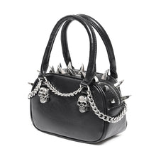 Load image into Gallery viewer, AS216 Punk horn nail chain decorated small square handbag
