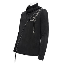 Load image into Gallery viewer, TT285 Knitted laminated high collar long sleeve T-shirt
