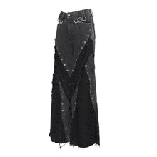 Load image into Gallery viewer, PT292 Punk-Style Distressed and Ripped Wide-Leg Pants
