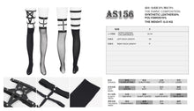 Load image into Gallery viewer, AS156 Inverted five-pointed Star Studded Stretch Band Asymmetrical Long Socks
