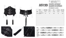 Load image into Gallery viewer, AS199 Gothic shiny pattern leather corset
