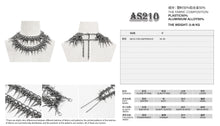 Load image into Gallery viewer, AS210 Punk Double Chain Spike Necklace
