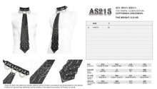 Load image into Gallery viewer, AS215 Punk Spider Web Chain Tie
