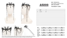 Load image into Gallery viewer, AS222 Tassel eyebrow pendant Gothic crown
