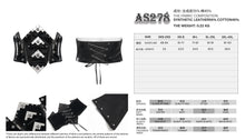 Load image into Gallery viewer, AS278 Punk-Style Slightly Reflective Faux Leather Short Belt
