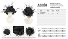 Load image into Gallery viewer, AS283 Gothic Twig and Rose Mini Top Hat
