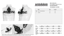 Load image into Gallery viewer, AS28802 Glossy irregular pleated woven Gothic shirt bow tie
