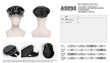 Load image into Gallery viewer, AS293 Punk-Style Spiked Patent Leather Military Cap
