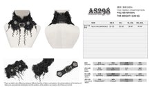 Load image into Gallery viewer, AS298 Gothic Large Rose Jacquard Pattern Woven Collar
