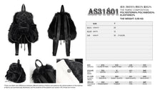 Load image into Gallery viewer, AS31801 Gothic Spider Plush Backpack
