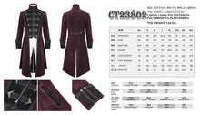 Load image into Gallery viewer, CT23802 Wine Men long chenille coat
