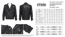 Load image into Gallery viewer, CT280 Punk-Style Faux Leather Short Jacket
