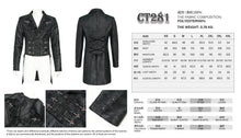 Load image into Gallery viewer, CT281 Gothic Glossy Jacquard Jacket

