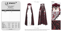 Load image into Gallery viewer, EAS032 Fine Mesh paisley 3D Rose Veil
