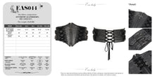 Load image into Gallery viewer, EAS044 Gothic-Patterned Leather belt
