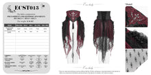 Load image into Gallery viewer, ECST013 Paisley Jacquard Black and Red Belt
