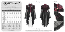 Load image into Gallery viewer, ESHT01902 Stand-Collar Gothic Lace Shirt with Irregular Dot Pattern

