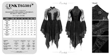 Load image into Gallery viewer, ESKT05301 Cheongsam style small flower mesh dress
