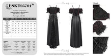 Load image into Gallery viewer, ESKT05701 Black Sequined Lace Mesh Gown Dress
