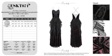 Load image into Gallery viewer, ESKT071 Blood-Stained Backless Strappy Slip Dress
