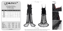 Load image into Gallery viewer, ESKT072 Sequined embroidered mesh suspender trailing dress
