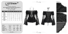 Load image into Gallery viewer, ETT038 Embossed velvet off-shoulder long-sleeved women&#39;s T-shirt
