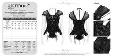 Load image into Gallery viewer, ETT046 Gothic Rose Velvet V-Neck T-Shirt
