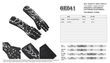 Load image into Gallery viewer, GE041 Women Mid-length patent leather punk gloves
