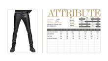 Load image into Gallery viewer, PT022 best seller daily wear men synthetic leather basic model punk tight trousers
