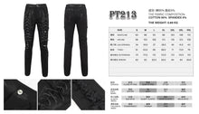 Load image into Gallery viewer, PT213 Hand-painted twill cutout torn distressed men&#39;s trousers
