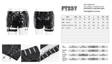 Load image into Gallery viewer, PT237 Glazed leather low-rise shorts
