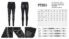 Load image into Gallery viewer, PT251 Punk ripped twill pants for women
