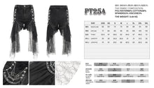 Load image into Gallery viewer, PT254 Stretchy Twill Chain Spider Web Punk Pants

