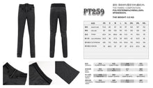 Load image into Gallery viewer, PT259 Gothic flame jacquard trousers
