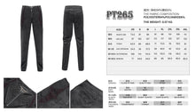 Load image into Gallery viewer, PT265 Gothic embossed trousers
