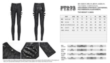 Load image into Gallery viewer, PT273 Side cutout laminated stretchy punk trousers
