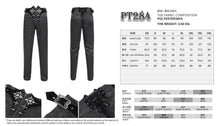 Load image into Gallery viewer, PT284 Gothic cashmere jacquard trousers with side buckles
