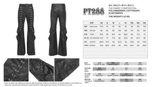 Load image into Gallery viewer, PT288 Stretch faux leather long flared trousers
