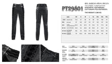 Load image into Gallery viewer, PT29801 Gothic Non-Stretch Patterned Leather Trousers
