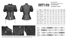Load image into Gallery viewer, SHT129 Punk sheer plaid shirt
