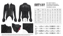 Load image into Gallery viewer, SHT137 Gothic Pointed Long Sleeve Shirt
